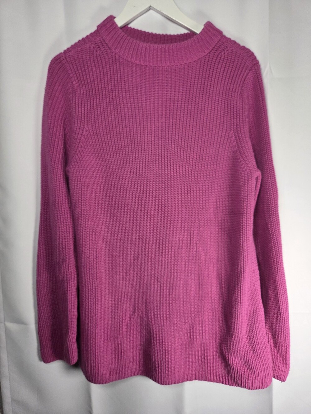 Talbots Pinkish Purple Chunky Knit Sweater Women's L